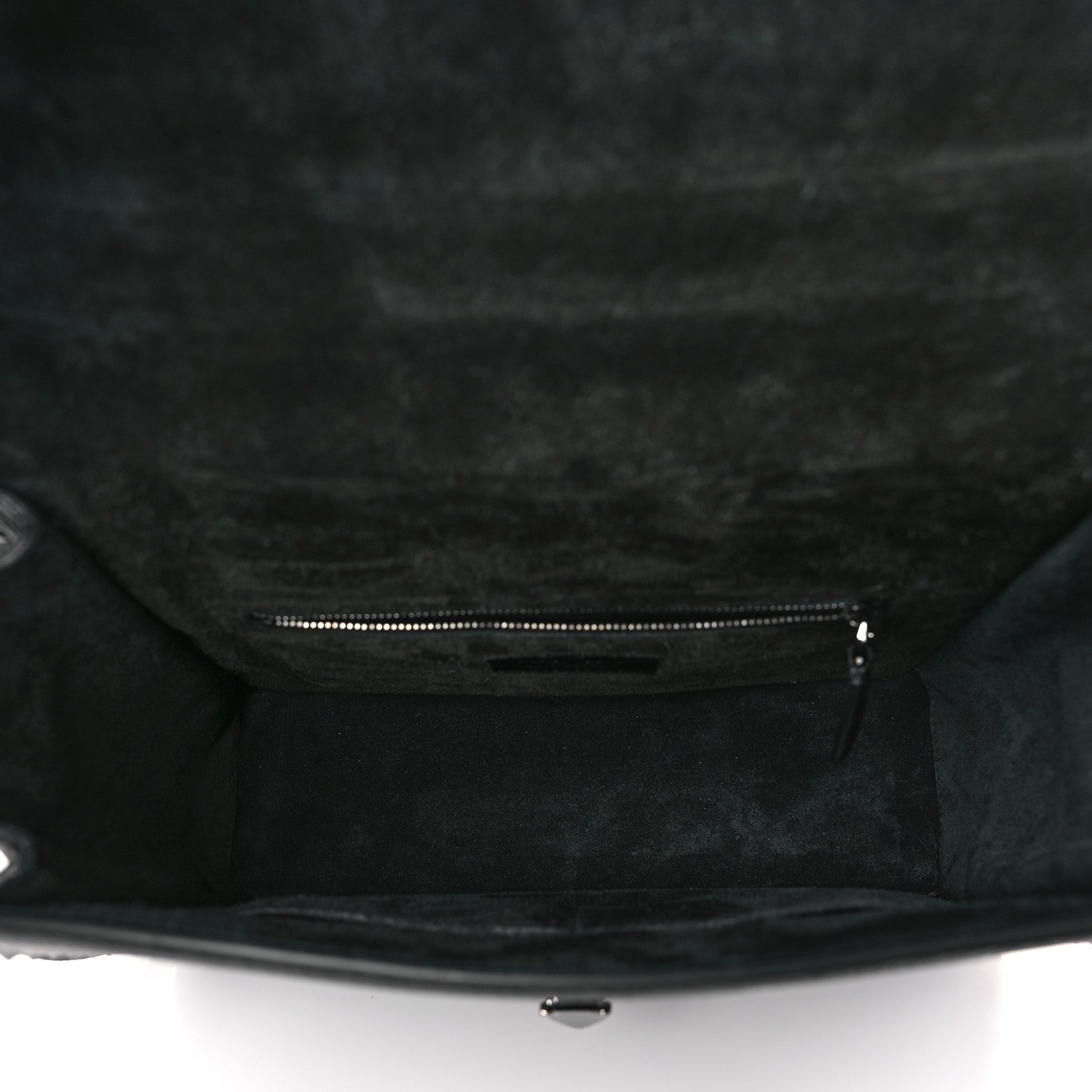 Valentino Garavani Grained Calfskin Rockstud Top Handle Flap Shoulder Bag Black 5 of 8