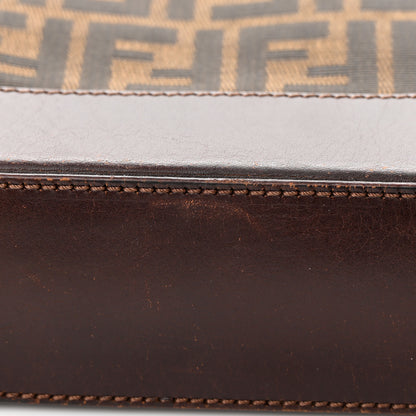 Fendi Zucca Calfskin Shopping Tote Tobacco 11 of 16
