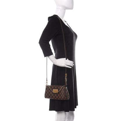 Louis Vuitton Damier Ebene Eva Clutch 2 of 15