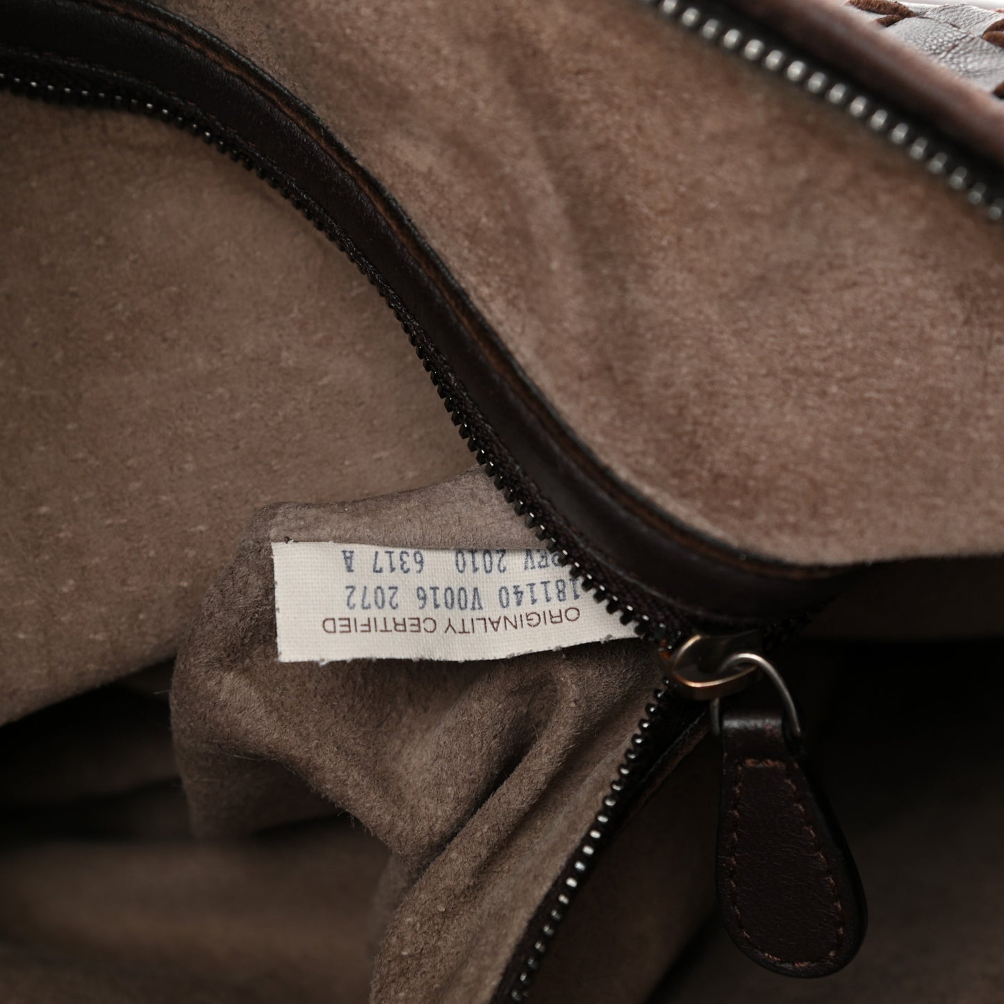 Nappa Intrecciato Maxi Veneta Hobo Ebano