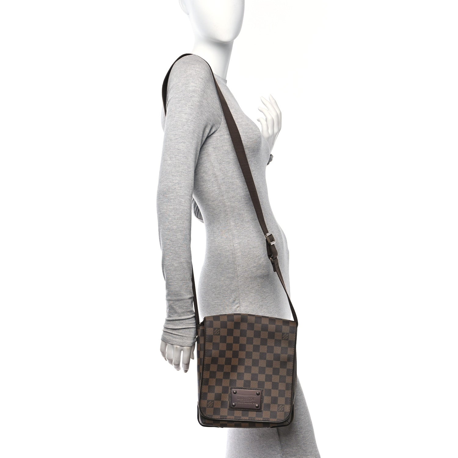 Louis Vuitton Damier Ebene Brooklyn PM 2 of 10