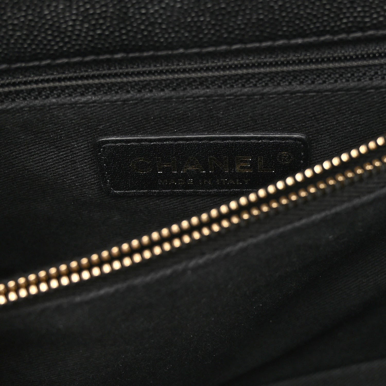 Chanel Caviar Lizard Embossed Quilted Small Coco Handle Flap Black 6 of 9