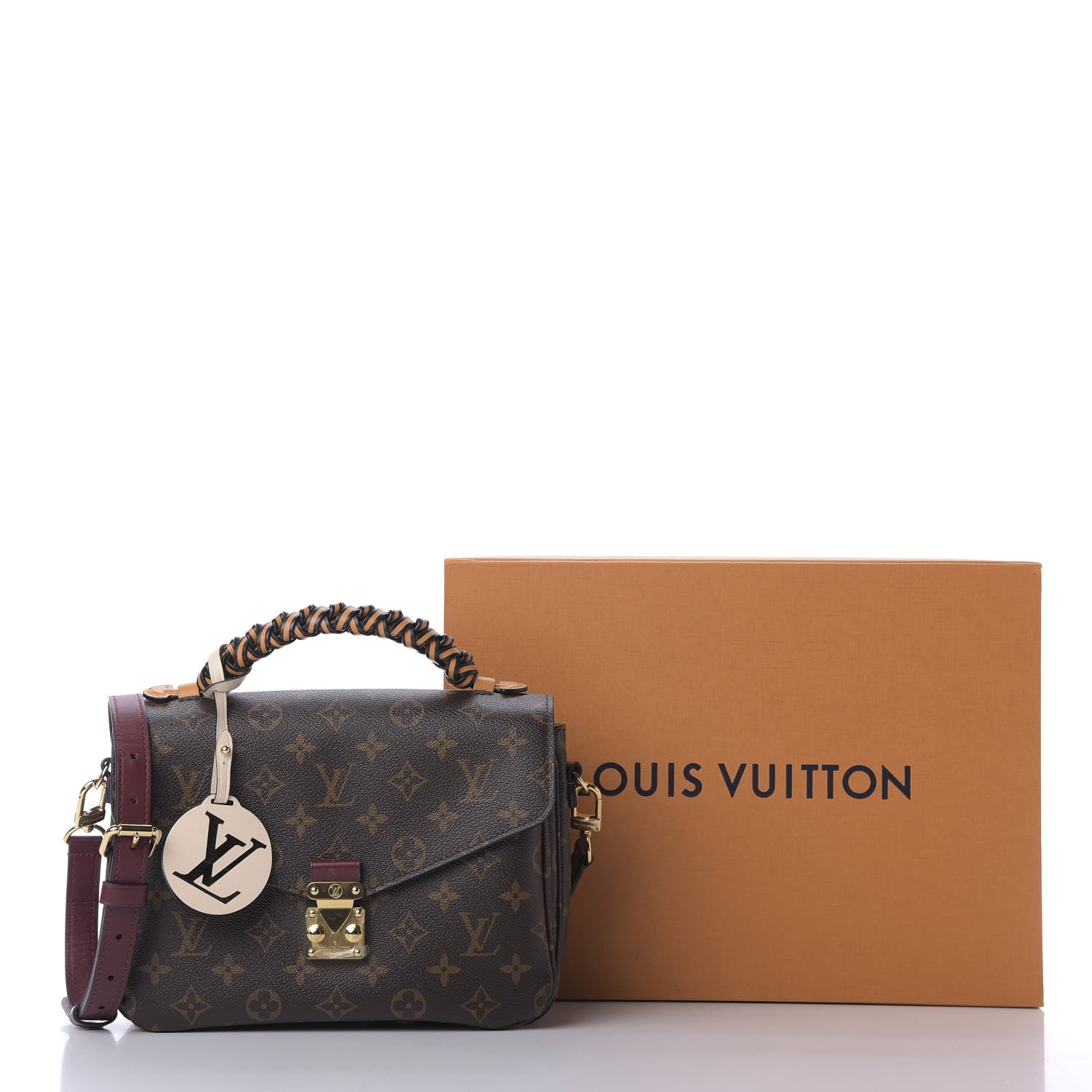 Louis Vuitton Monogram Braided Pochette Metis Safran 16 of 16