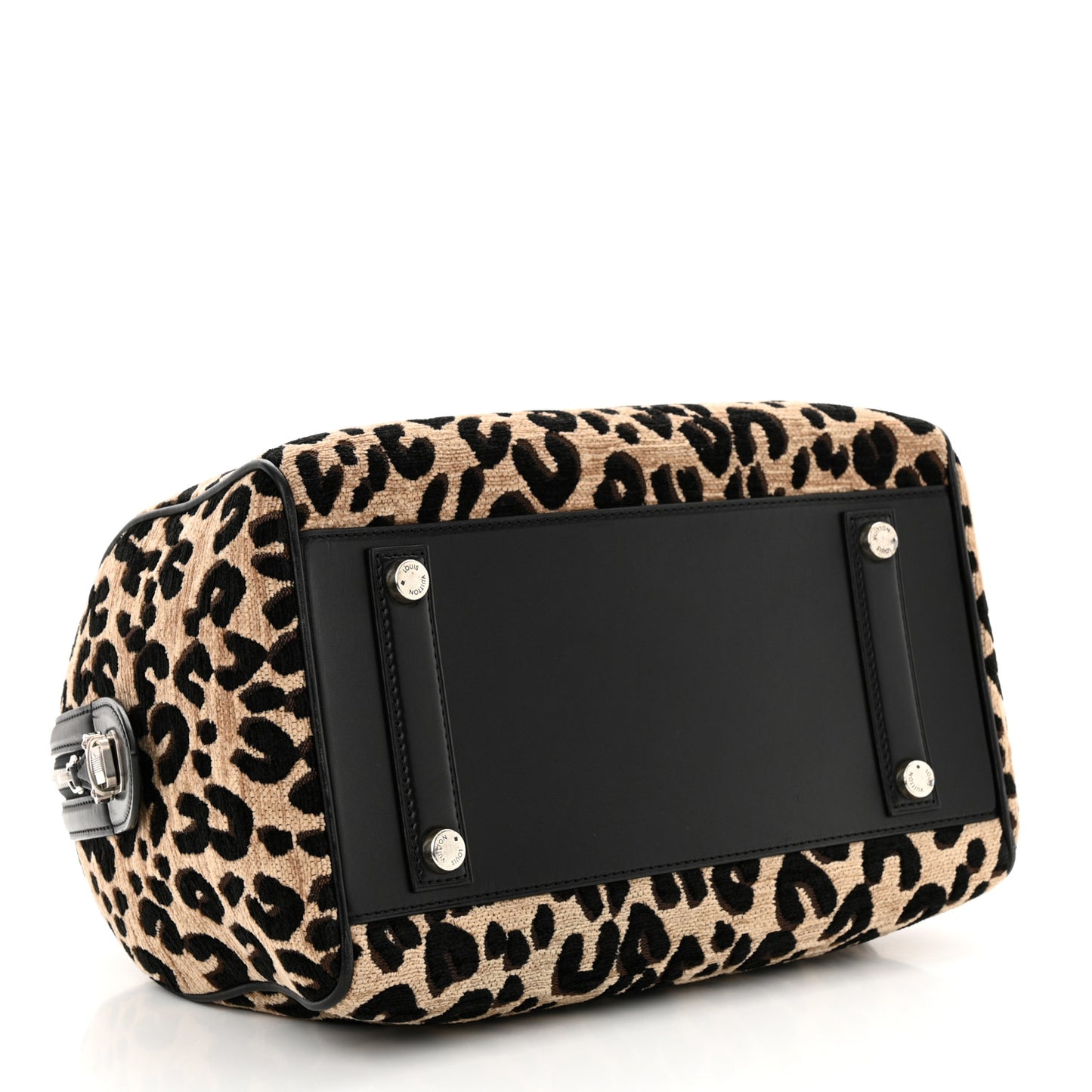 Jacquard Velvet Leopard Print Stephen Sprouse Speedy