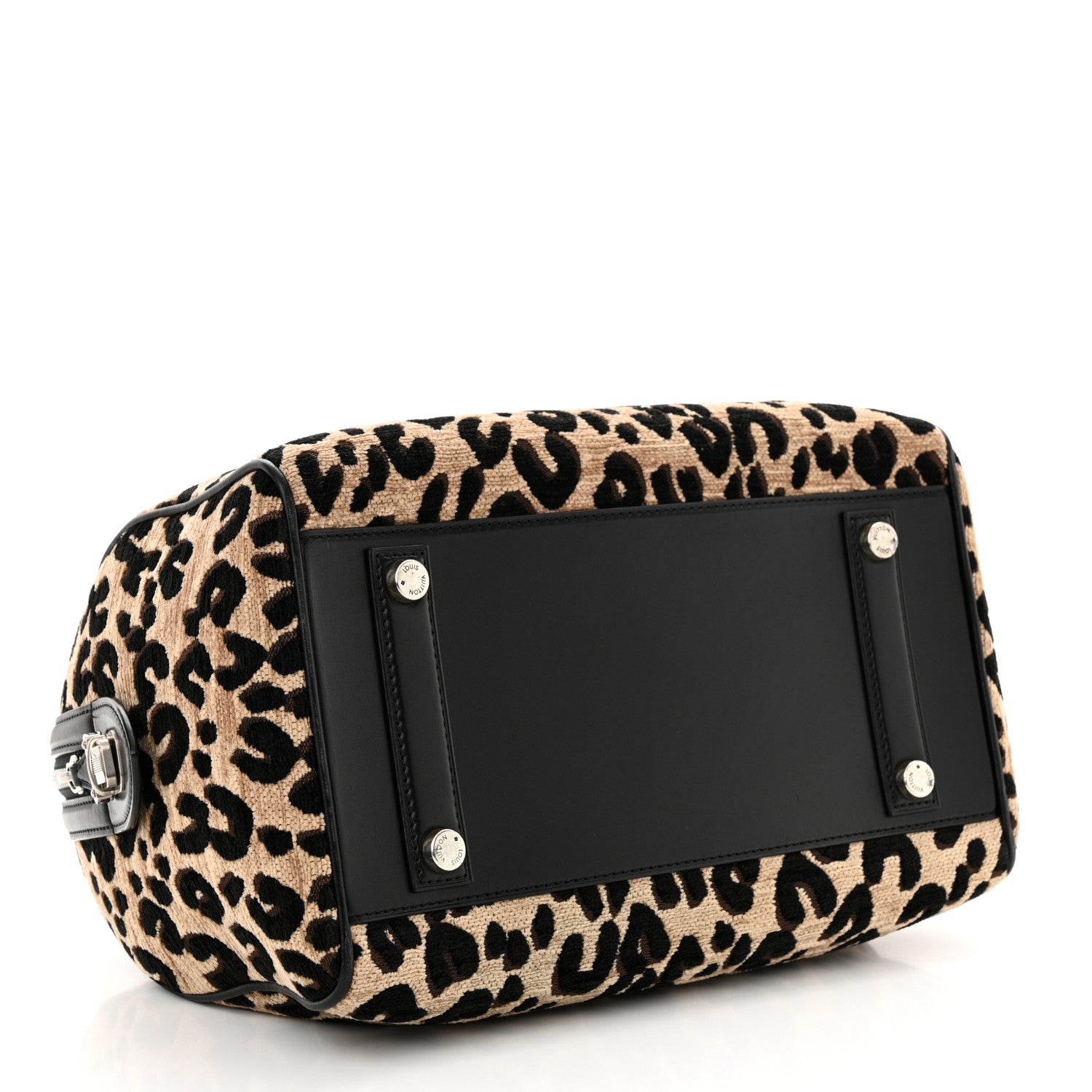 Louis Vuitton Jacquard Velvet Leopard Print Stephen Sprouse Speedy 4 of 11
