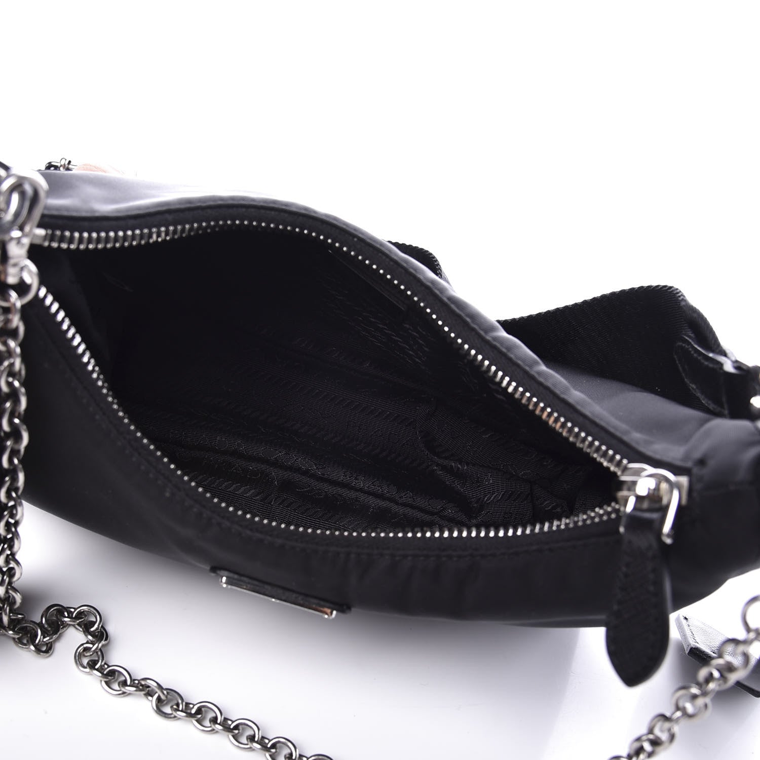 Prada Nylon Re-Edition 2005 Shoulder Bag Black 4 of 13