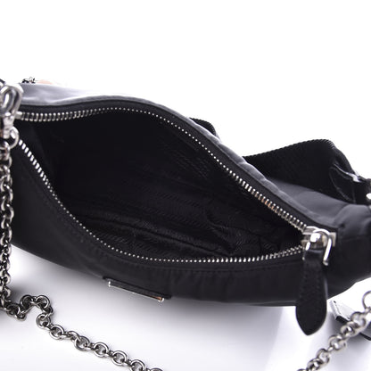 Prada Nylon Re-Edition 2005 Shoulder Bag Black 4 of 13