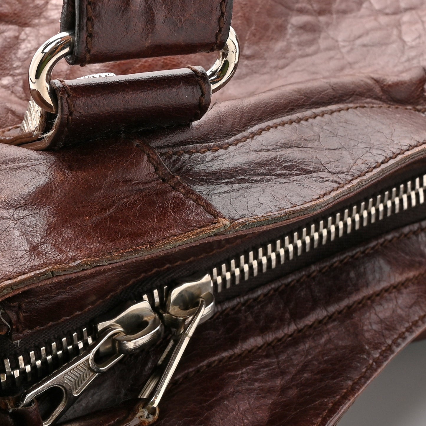 Agneau Giant 21 Silver Hardware City Castagna