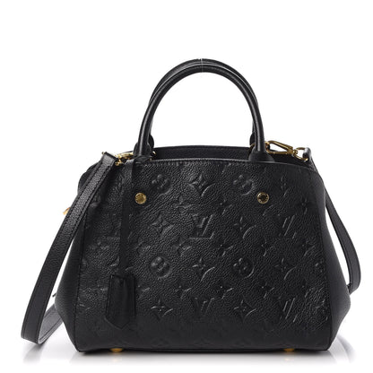 Louis Vuitton Empreinte Montaigne BB Black 1 of 8