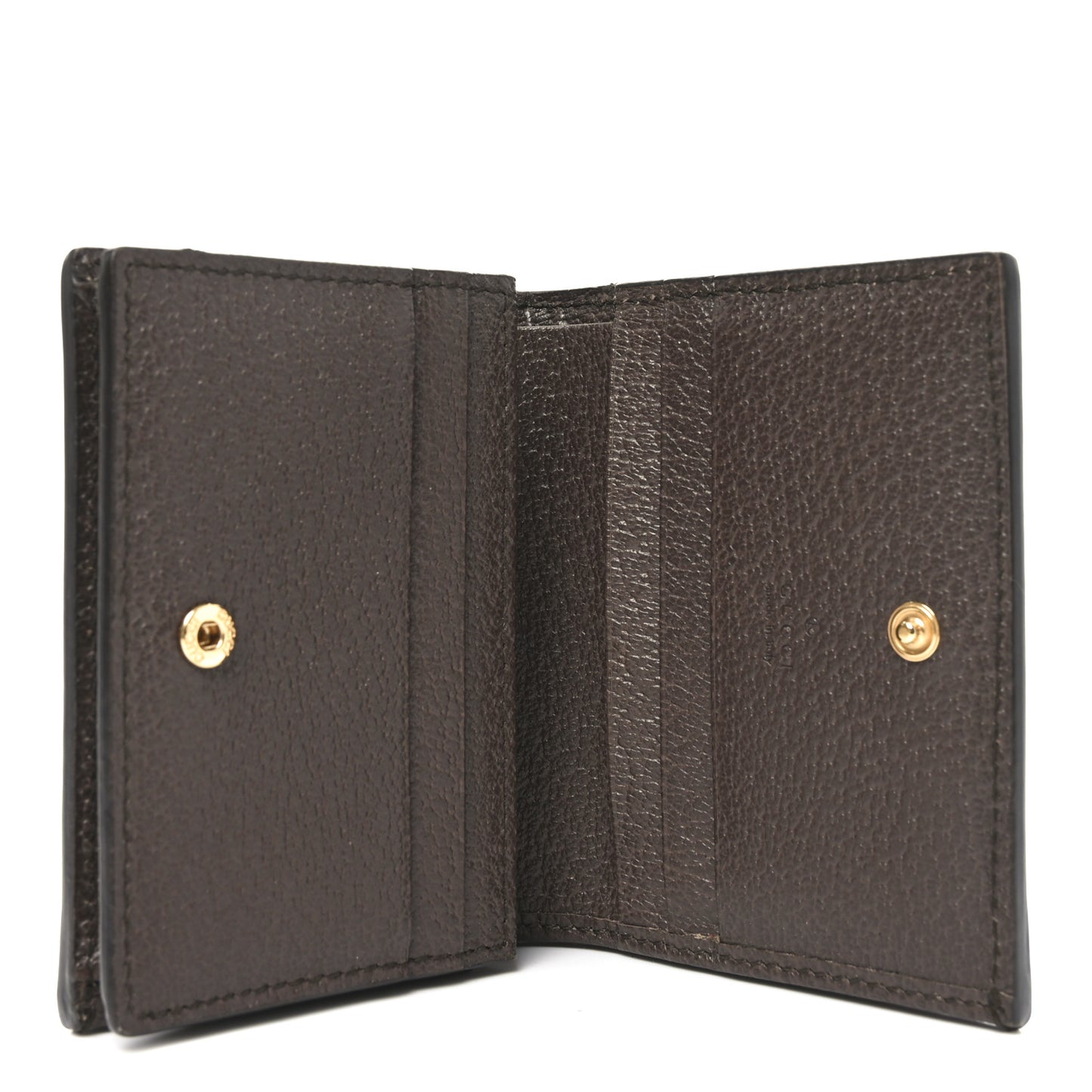 GG Supreme Monogram Web Ophidia Card Case Beige New Acero