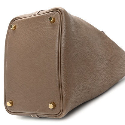 Hermes Taurillon Clemence Picotin Lock 18 PM Etoupe 10 of 10