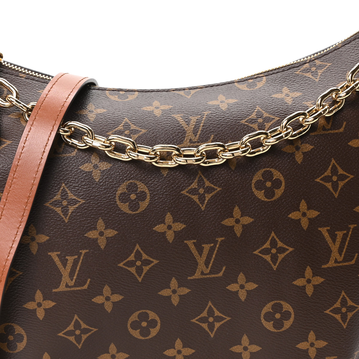 Reverse Monogram Loop Hobo