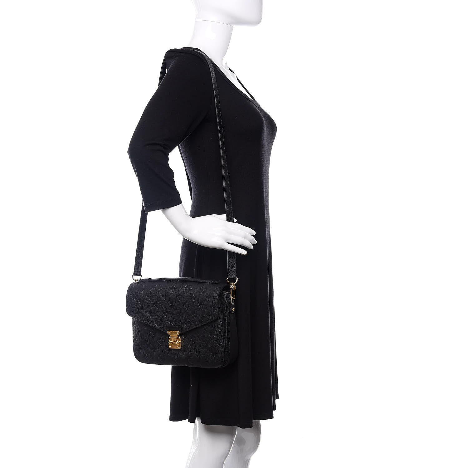 Louis Vuitton Empreinte Pochette Metis Black 2 of 11