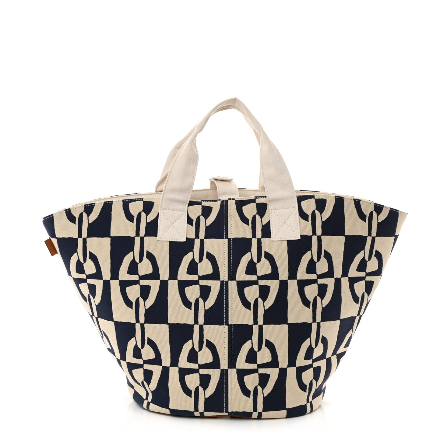 Canvas Chain De Ancre Beach Tote Navy