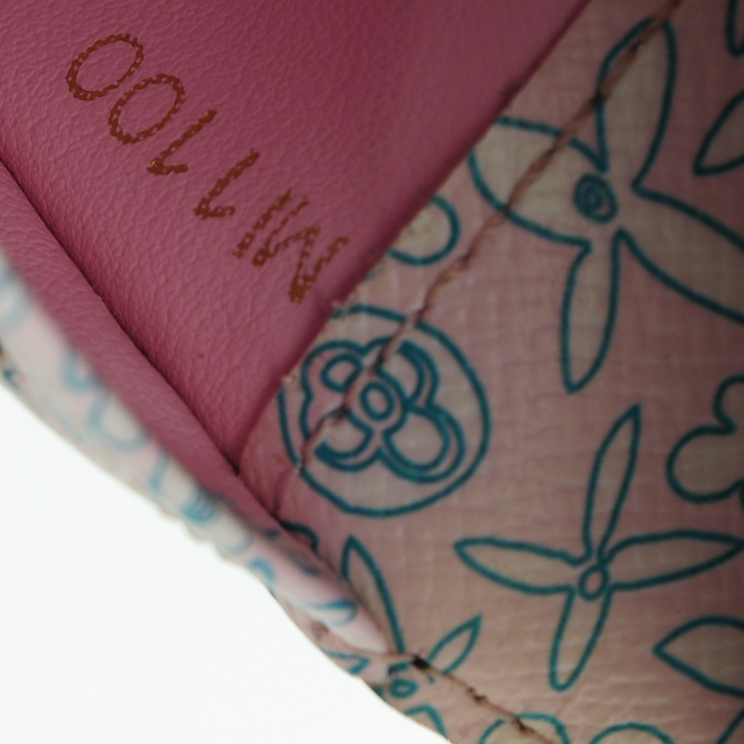 Louis Vuitton Monogram Fleuri Insolite PM Wallet Rose 7 of 7