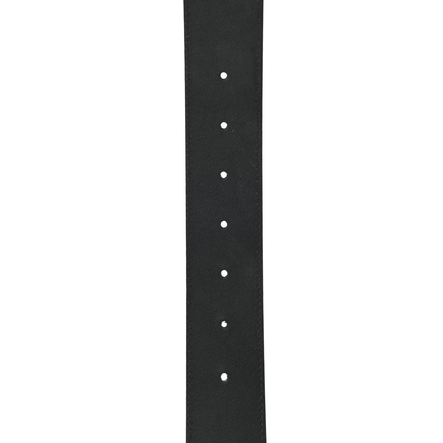 Textured Dollar Calfskin Nickel Double G 40mm Belt 100 40 Black