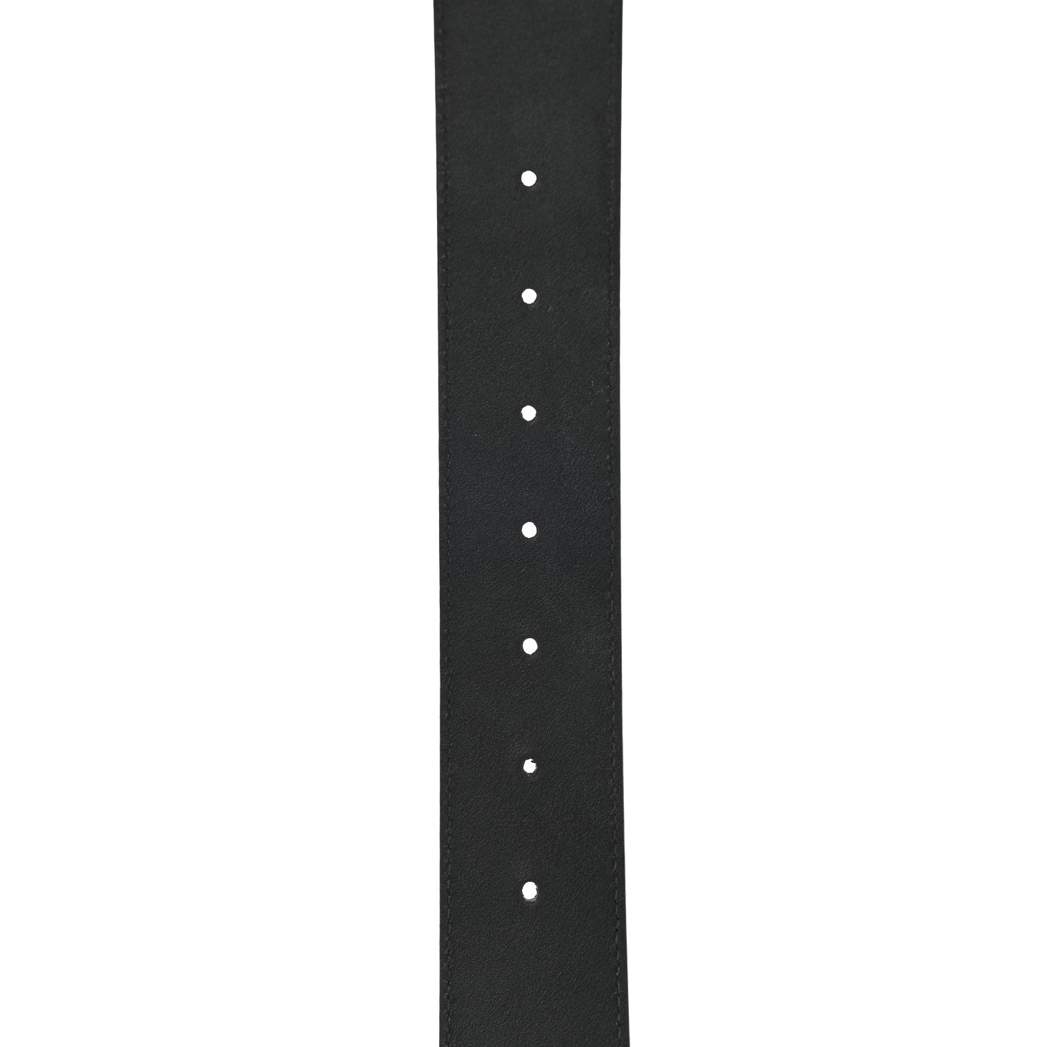 Gucci Textured Dollar Calfskin Nickel Double G 40mm Belt 100 40 Black 4 of 5