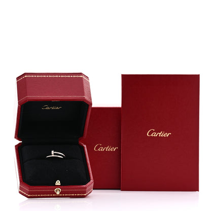 Cartier 18K White Gold Small Juste Un Clou Ring 54 7 7 of 7
