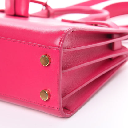 Saint Laurent Calfskin Nano Sac De Jour Lipstick Fuchsia 8 of 12