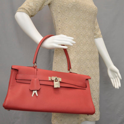 Hermes Clemence Shoulder Kelly 40 Bougainvillea 2 of 9