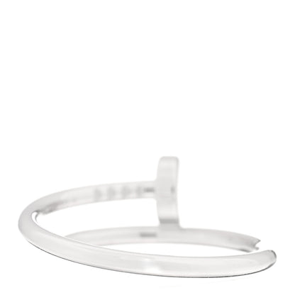 Cartier 18K White Gold Small Juste Un Clou Ring 54 6.75 2 of 5