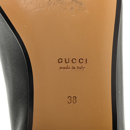 Gucci Calfskin Womens Jordaan Loafers 38 Black 11 of 24