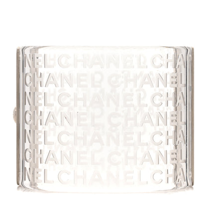 Chanel Metal Resin Logo Cuff Transparent 1 of 4