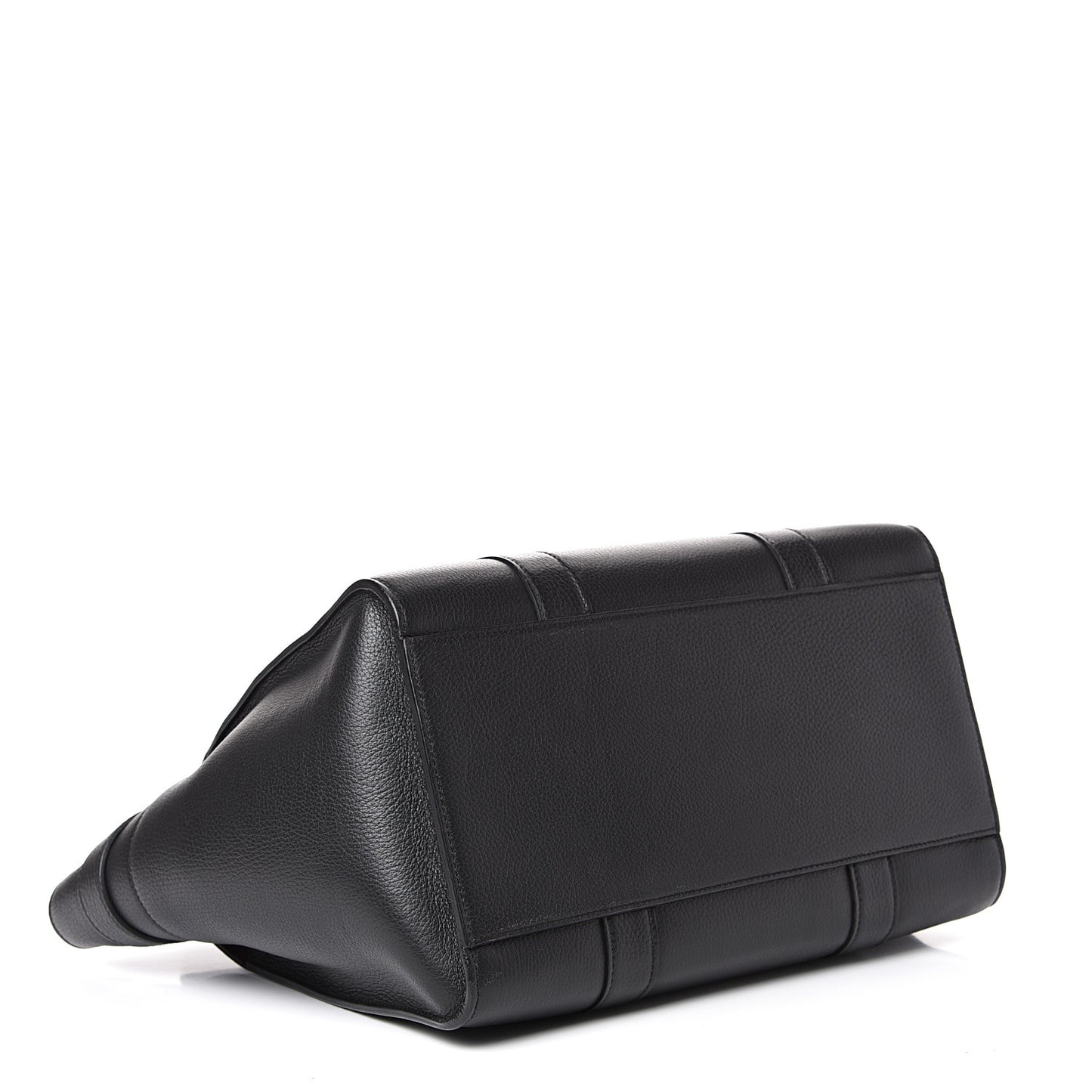 Grain Vegetable Tanned Calfskin Zipped Bayswater Black