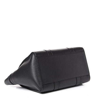 Mulberry Grain Vegetable Tanned Calfskin Zipped Bayswater Black 3 of 8