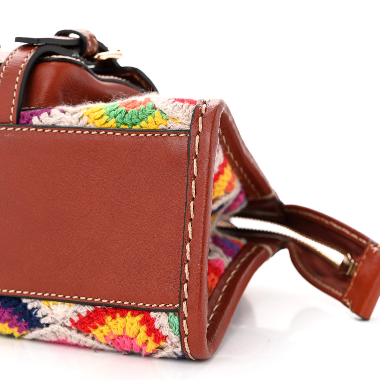 Chloe Buffalo Cashmere Knit Mini Edith Tote Multicolor 10 of 10