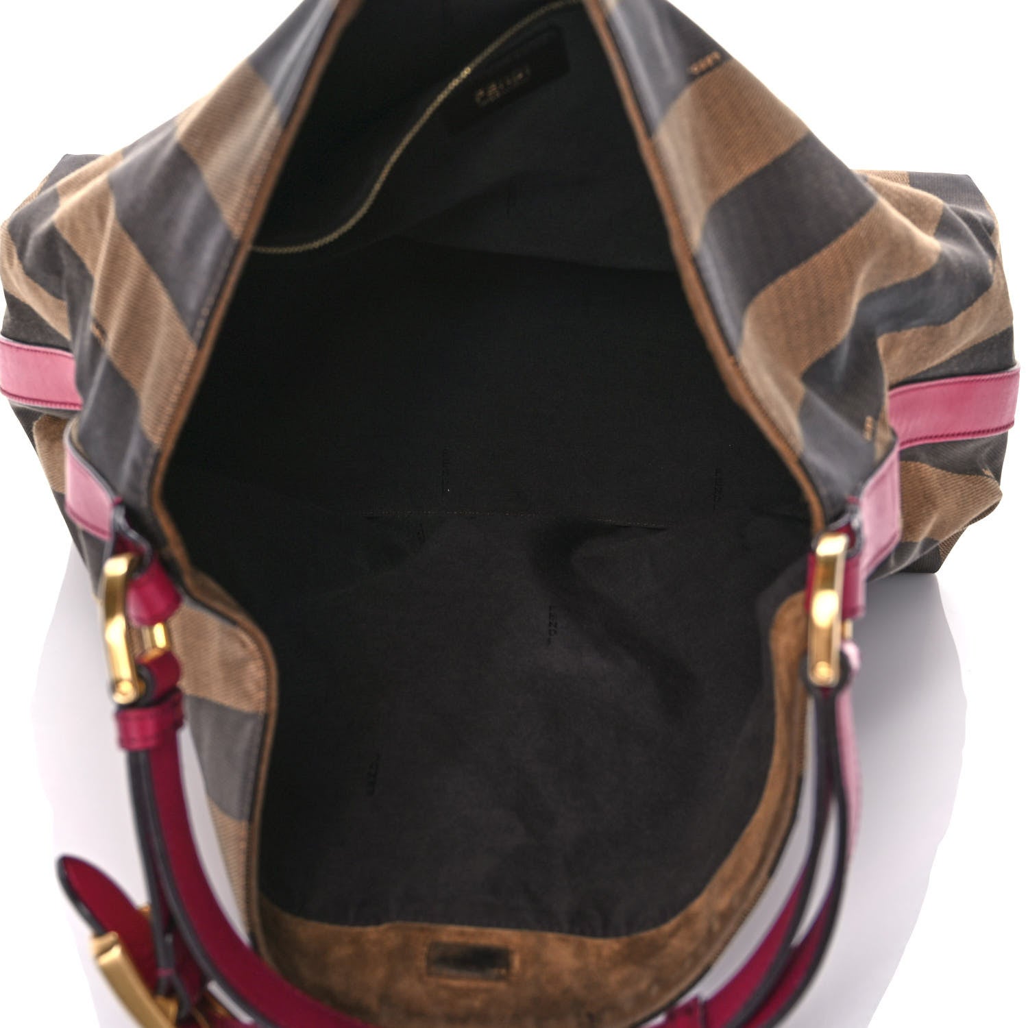 Fendi Pequin Vitello Large Hobo Tobacco Amarena 5 of 12