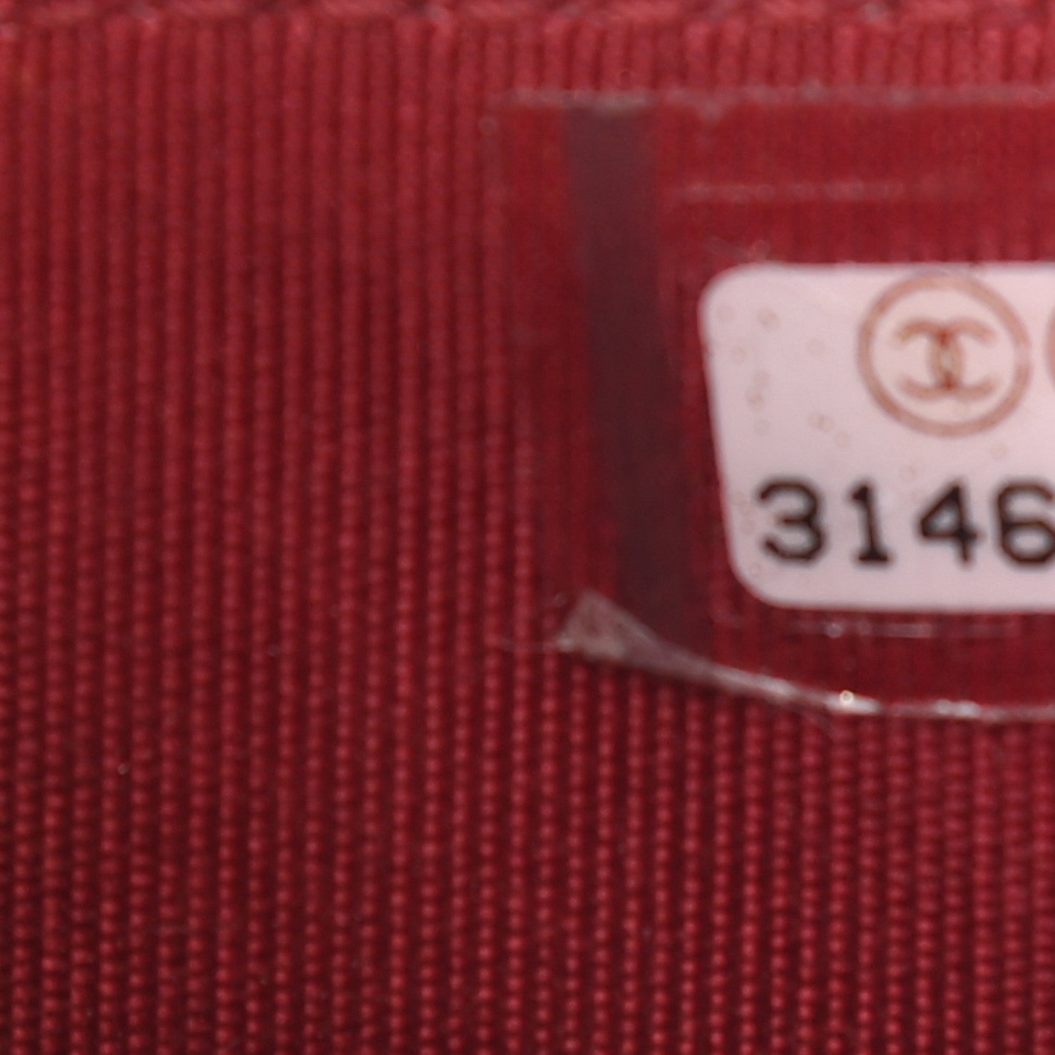 Chanel Lambskin Quilted Top Handle Flap Coin Purse With Chain Burgundy 8 of 12