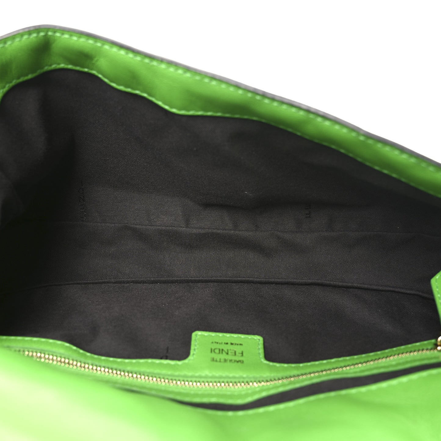 Nappa FF 1974 Embossed Baguette Tomatillo