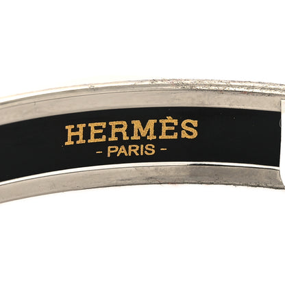 Hermes Enamel Printed Narrow Bracelet 62 4 of 5