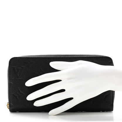 Louis Vuitton Empreinte Zippy Wallet Black 2 of 10
