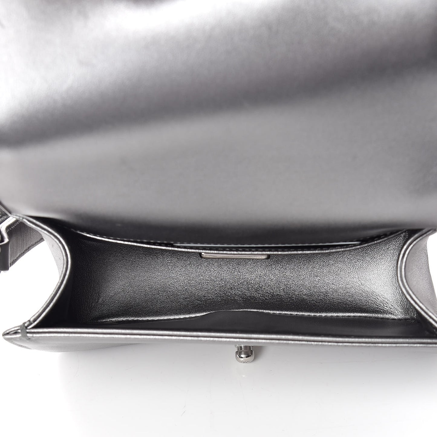 Galuchat Stingray Small Boy Flap Silver