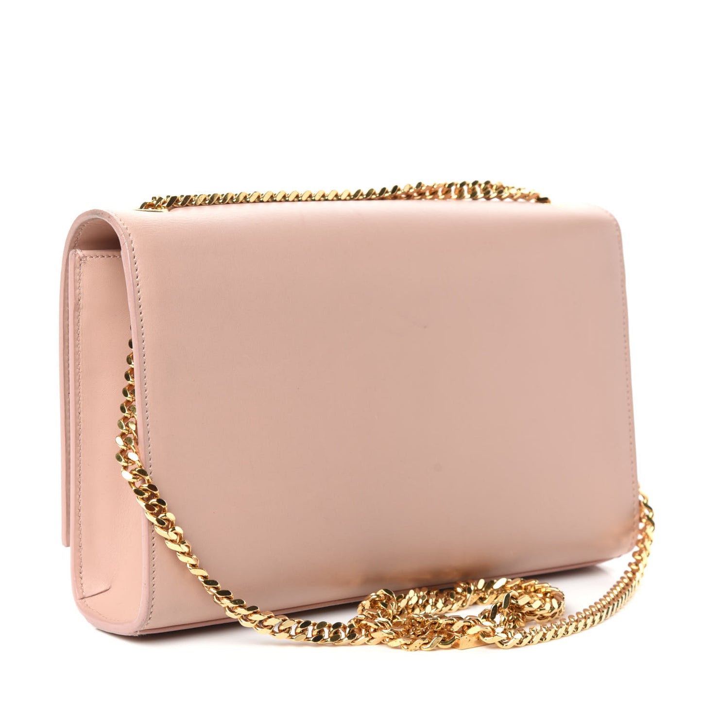 Smooth Calfskin Medium Classic Monogram Kate Tassel Satchel Pink