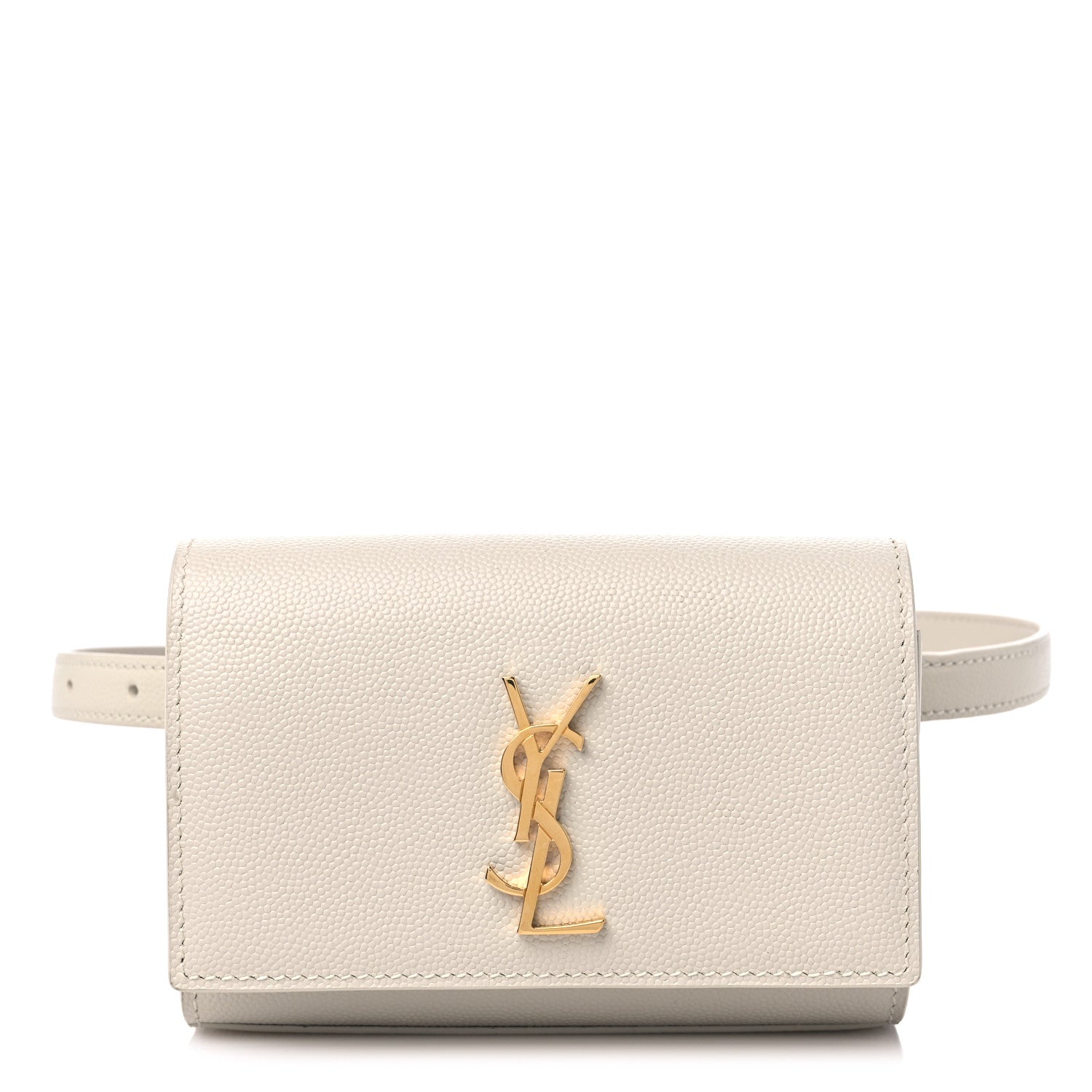Saint Laurent Grain De Poudre Monogram Kate Belt Bag Crema Soft 1 of 8