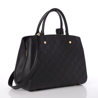 Louis Vuitton Empreinte Montaigne MM Black 4 of 8