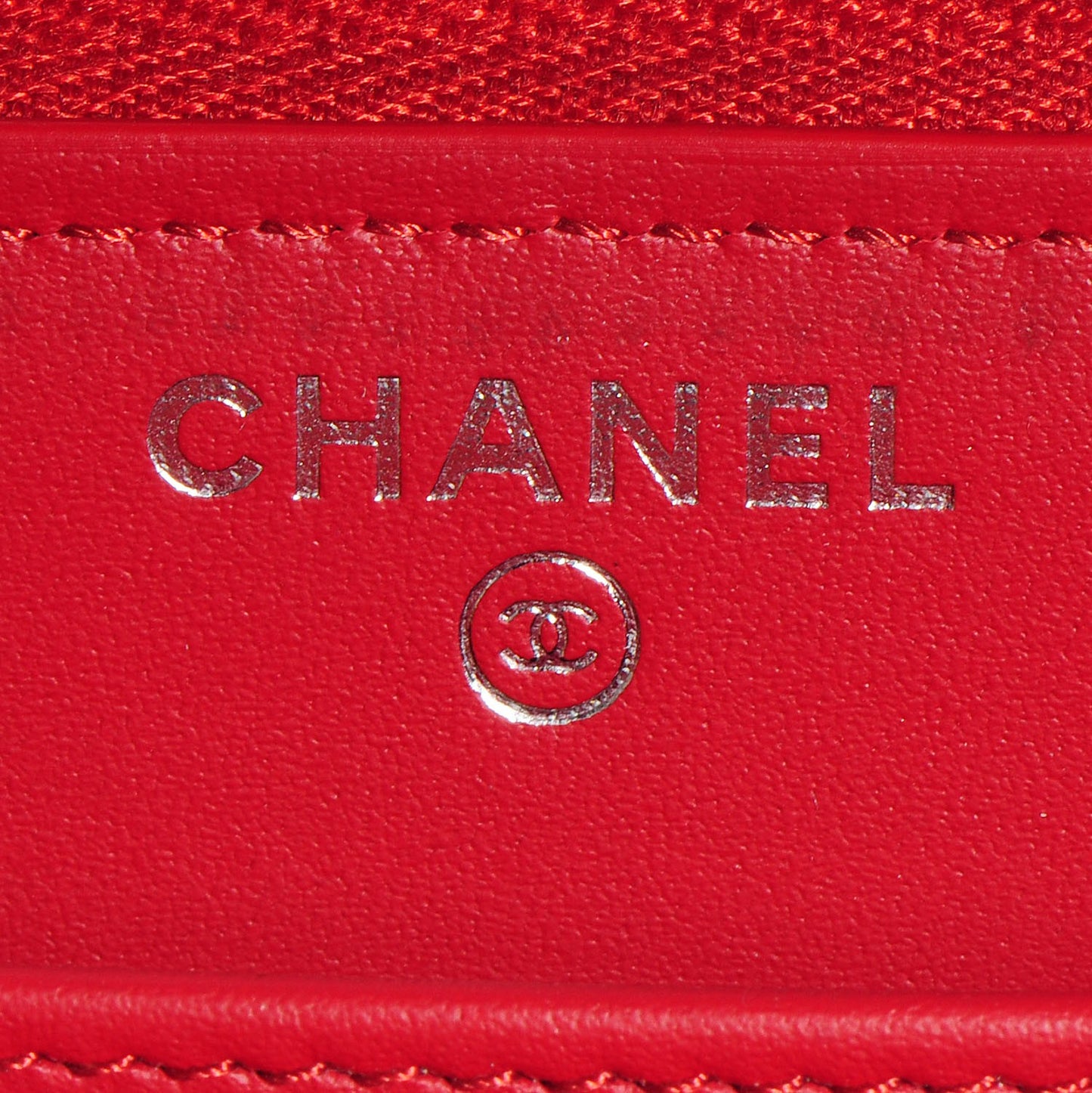 Caviar Quilted Large Gusset Zip Around Wallet Red