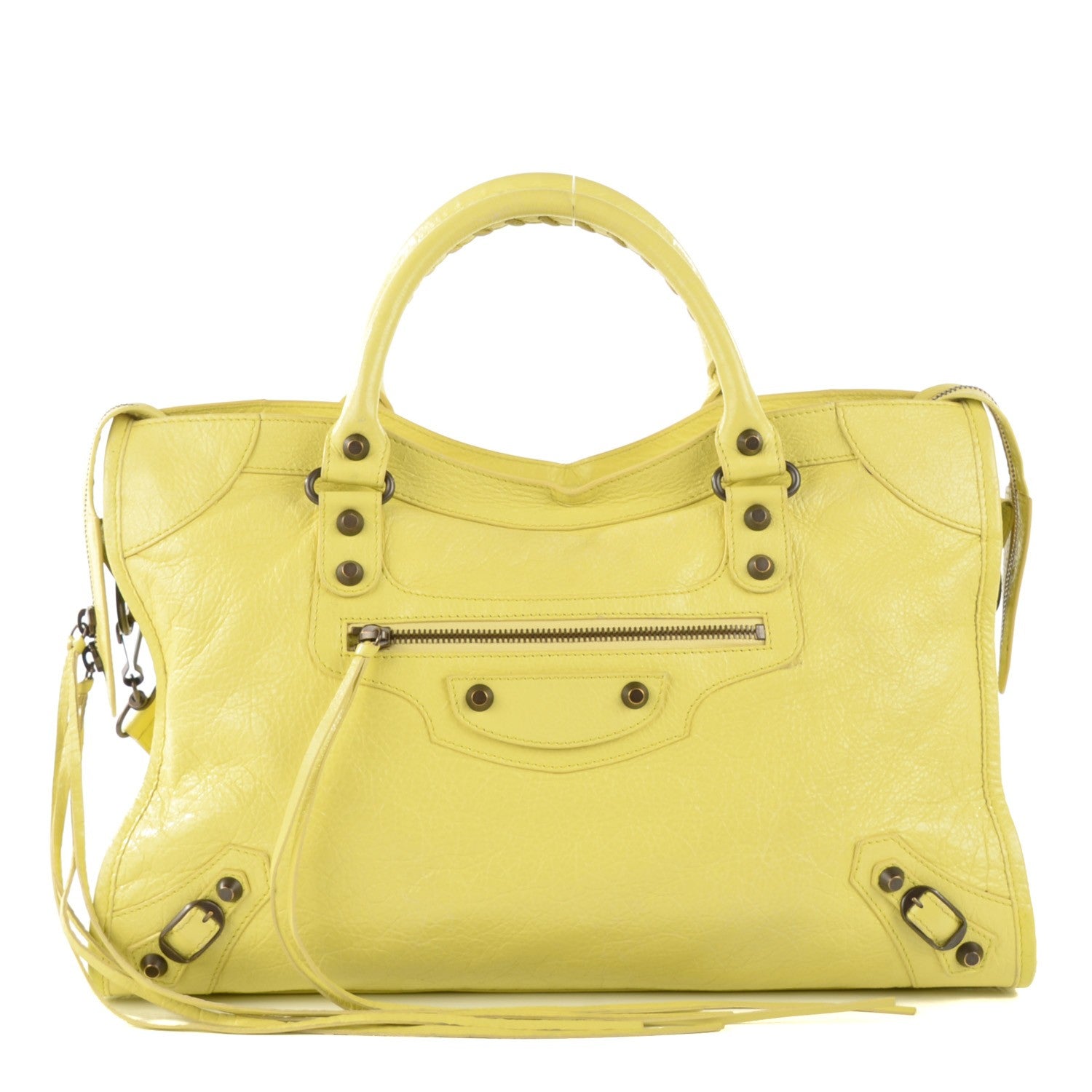 Balenciaga Agneau Classic Hardware City Jaune Citronnade 1 of 12