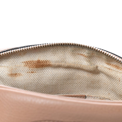 Gucci Pebbled Calfskin Small Soho Disco Bag Camelia 5 of 6