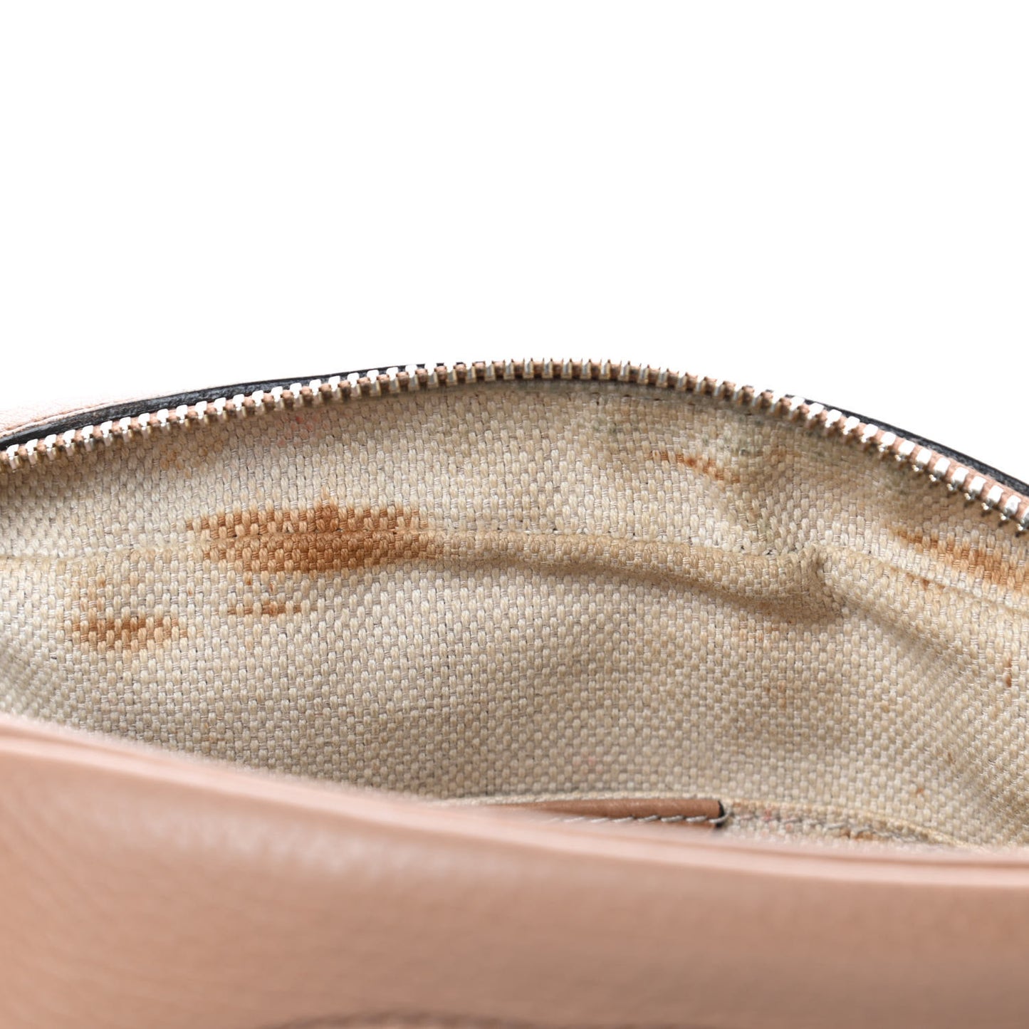 Pebbled Calfskin Small Soho Disco Bag Camelia