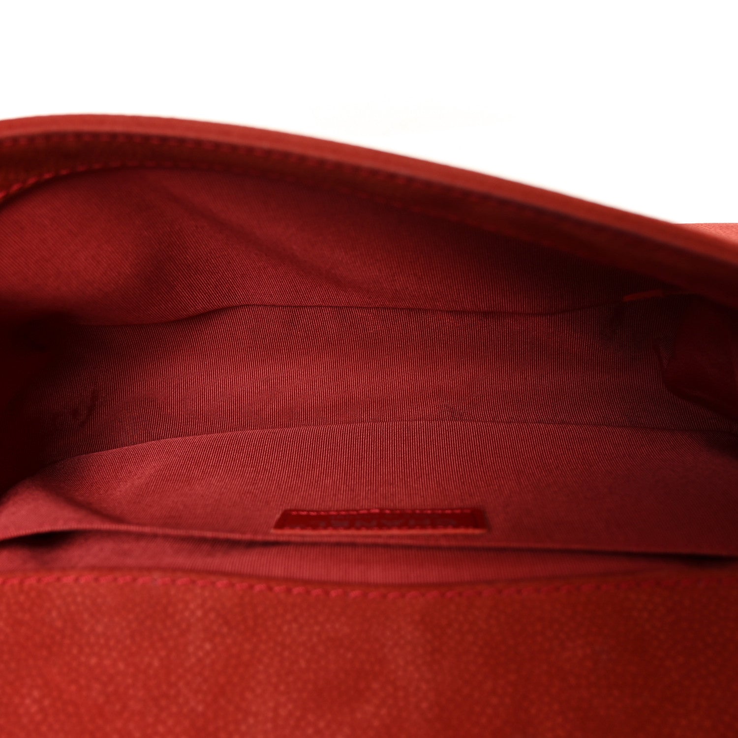 Chanel Suede Caviar Quilted Medium Boy Flap Red 9 of 19