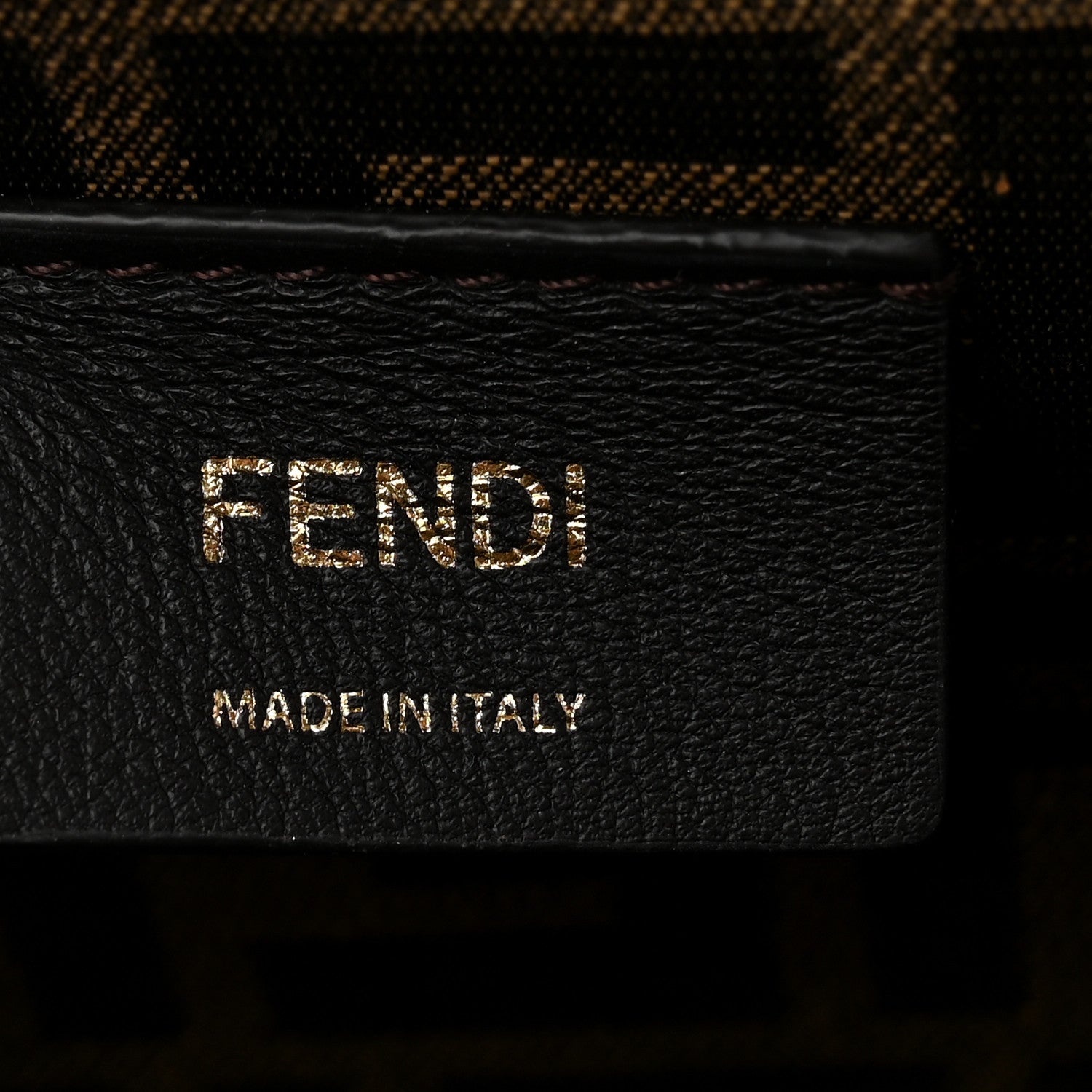 Fendi Shiny Nappa Small Fendi First Caramello 6 of 10