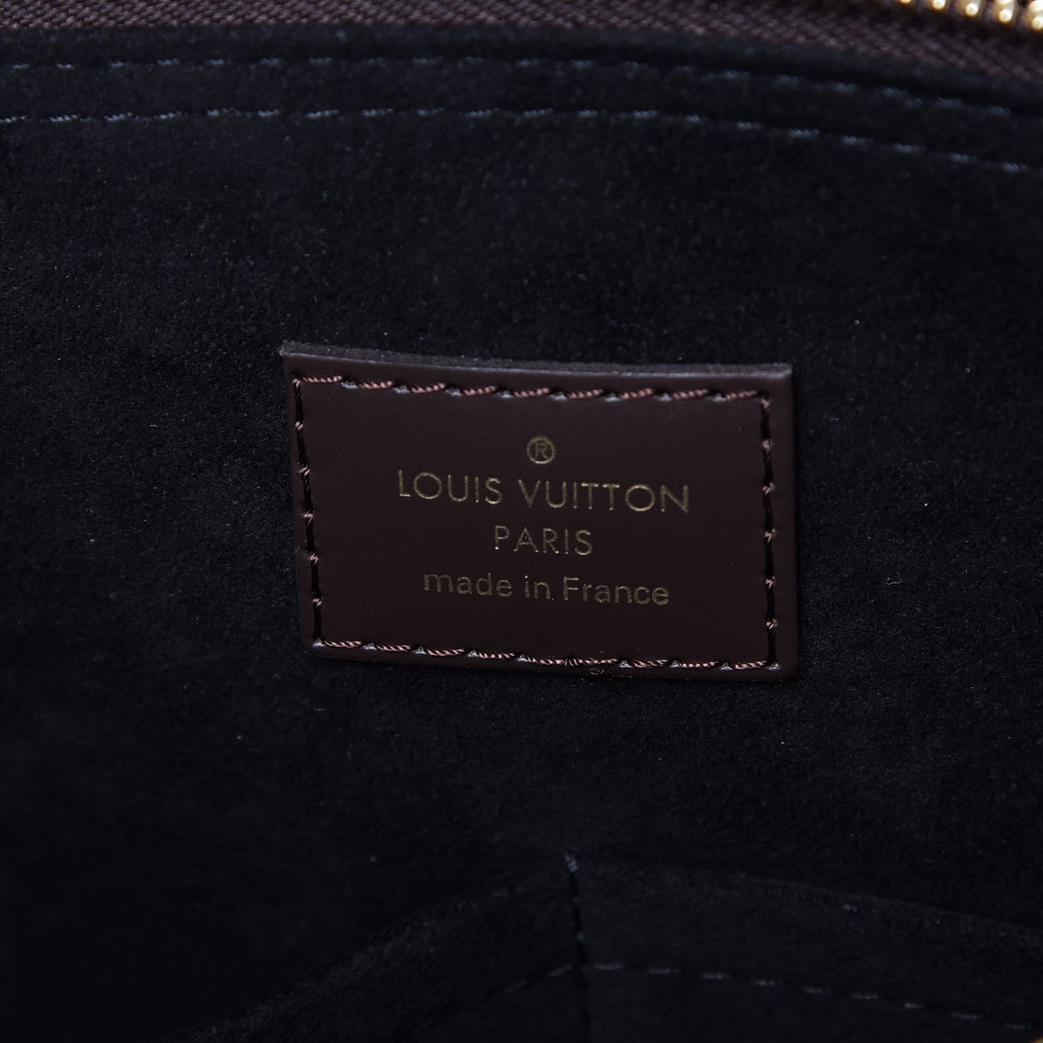 Louis Vuitton Cuir Taurillon Damier Ebene Normandy Black 5 of 10