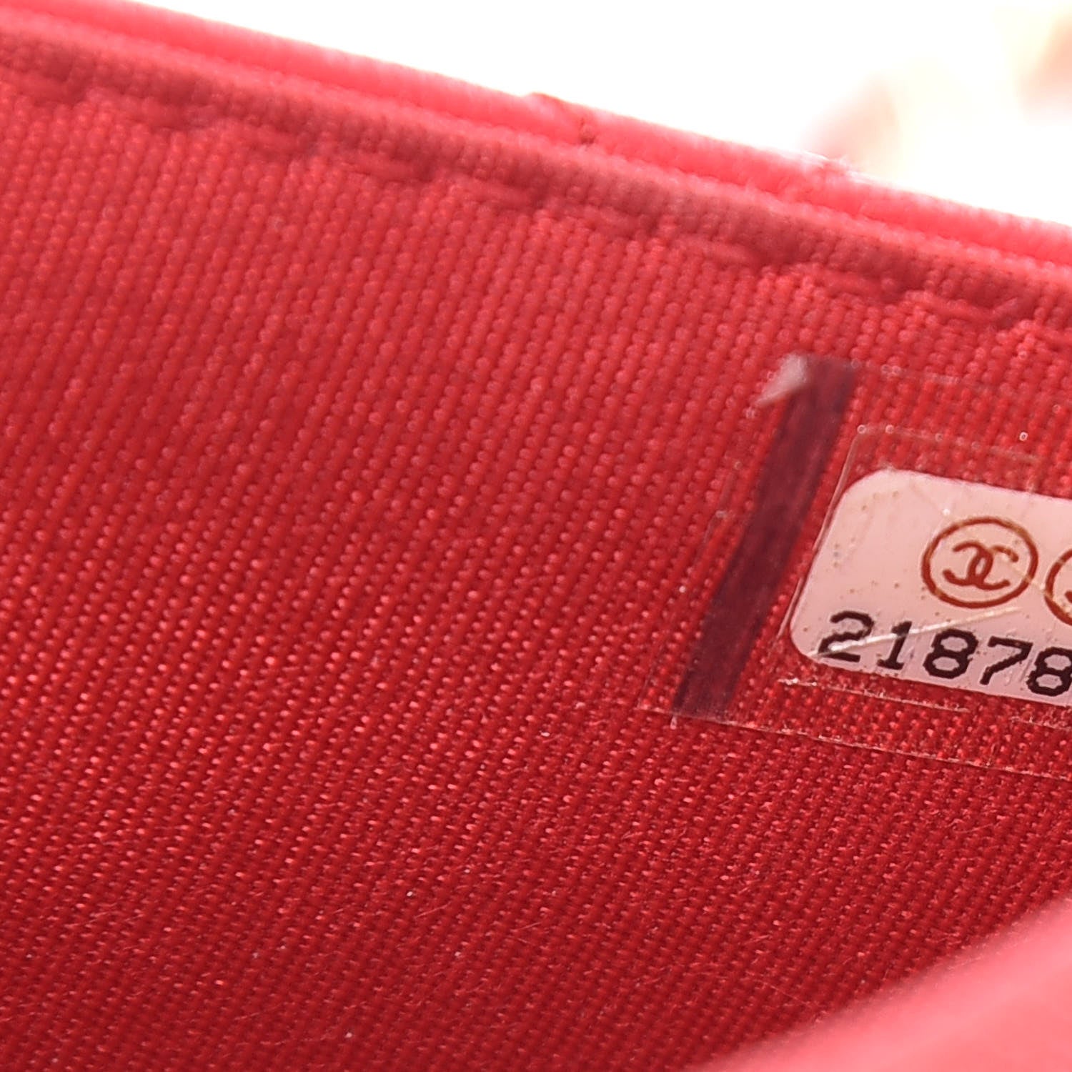 Chanel Lambskin Quilted Boy Wallet On Chain WOC Dark Pink 8 of 12