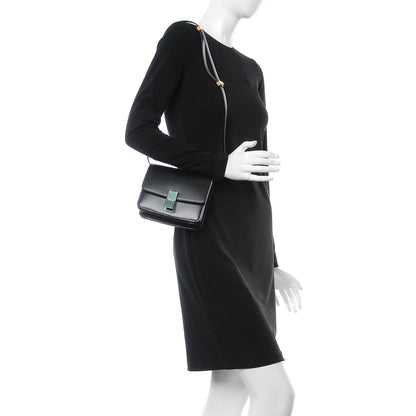 Celine Box Calfskin Small Classic Box Flap Bag Black 2 of 7