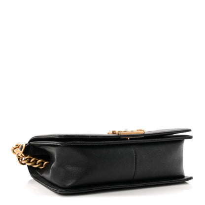 Chanel Caviar Quilted Medium Boy Flap Black 4 of 11