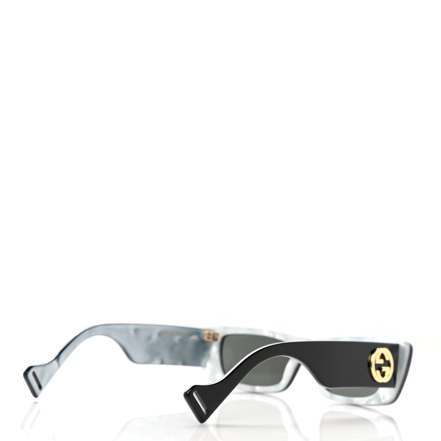 Gucci Acetate Rectangular Sunglasses GG0516S Black 4 of 8